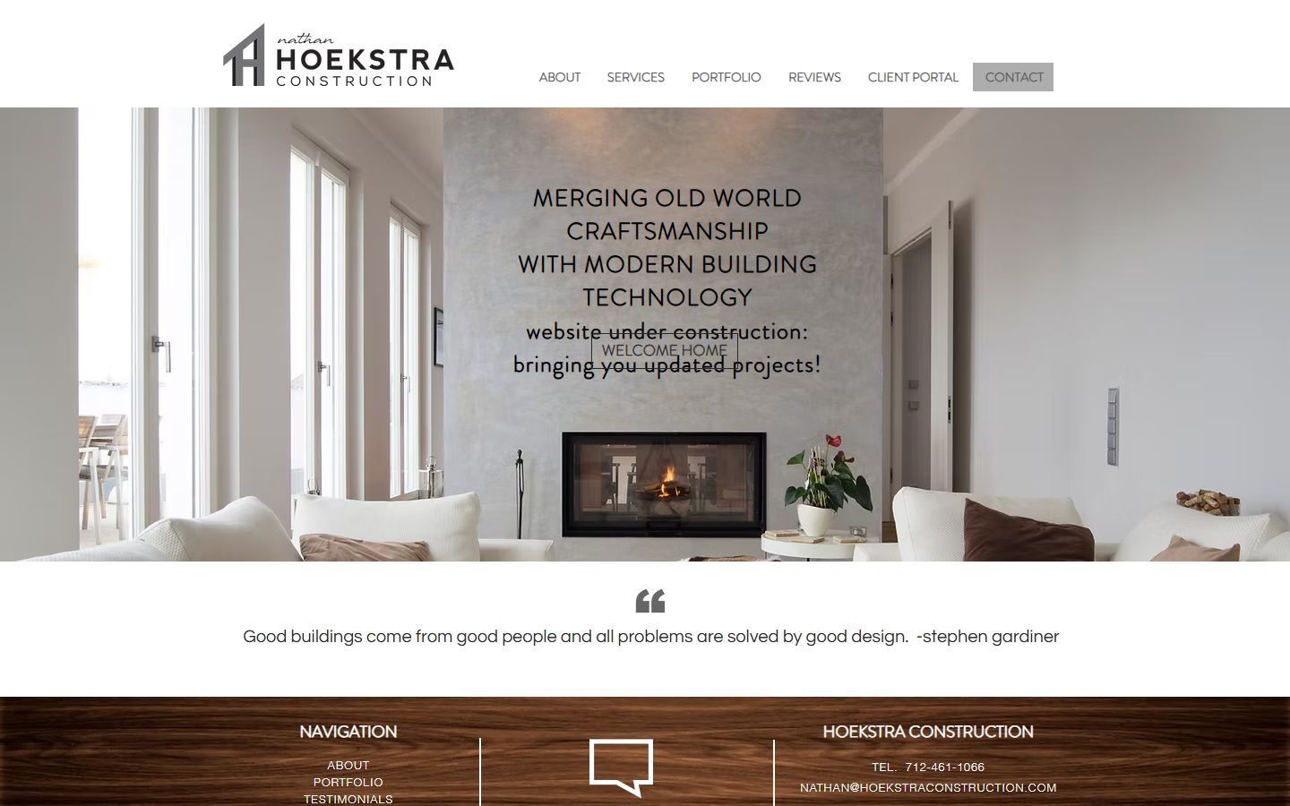 Hoekstra Construction — website