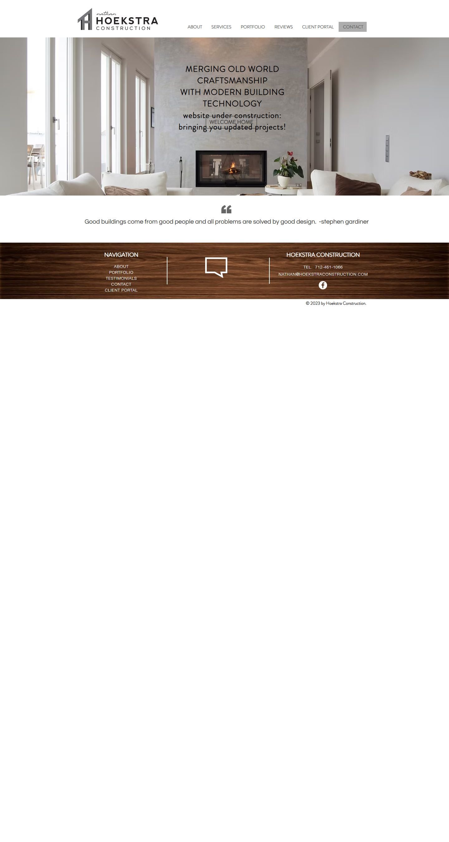 Hoekstra Construction — homepage