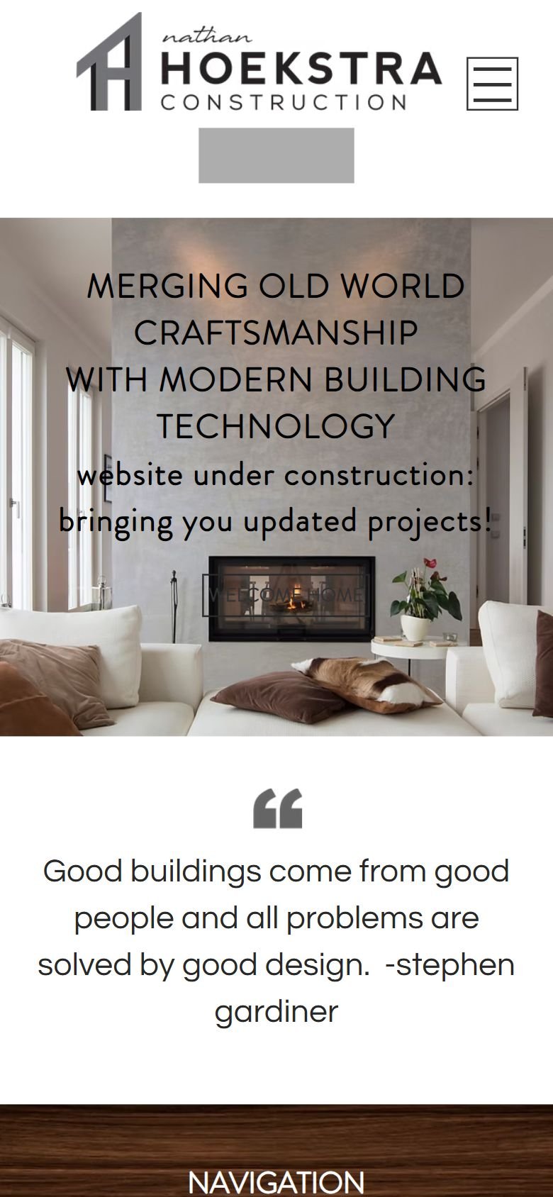 Hoekstra Construction — mobile