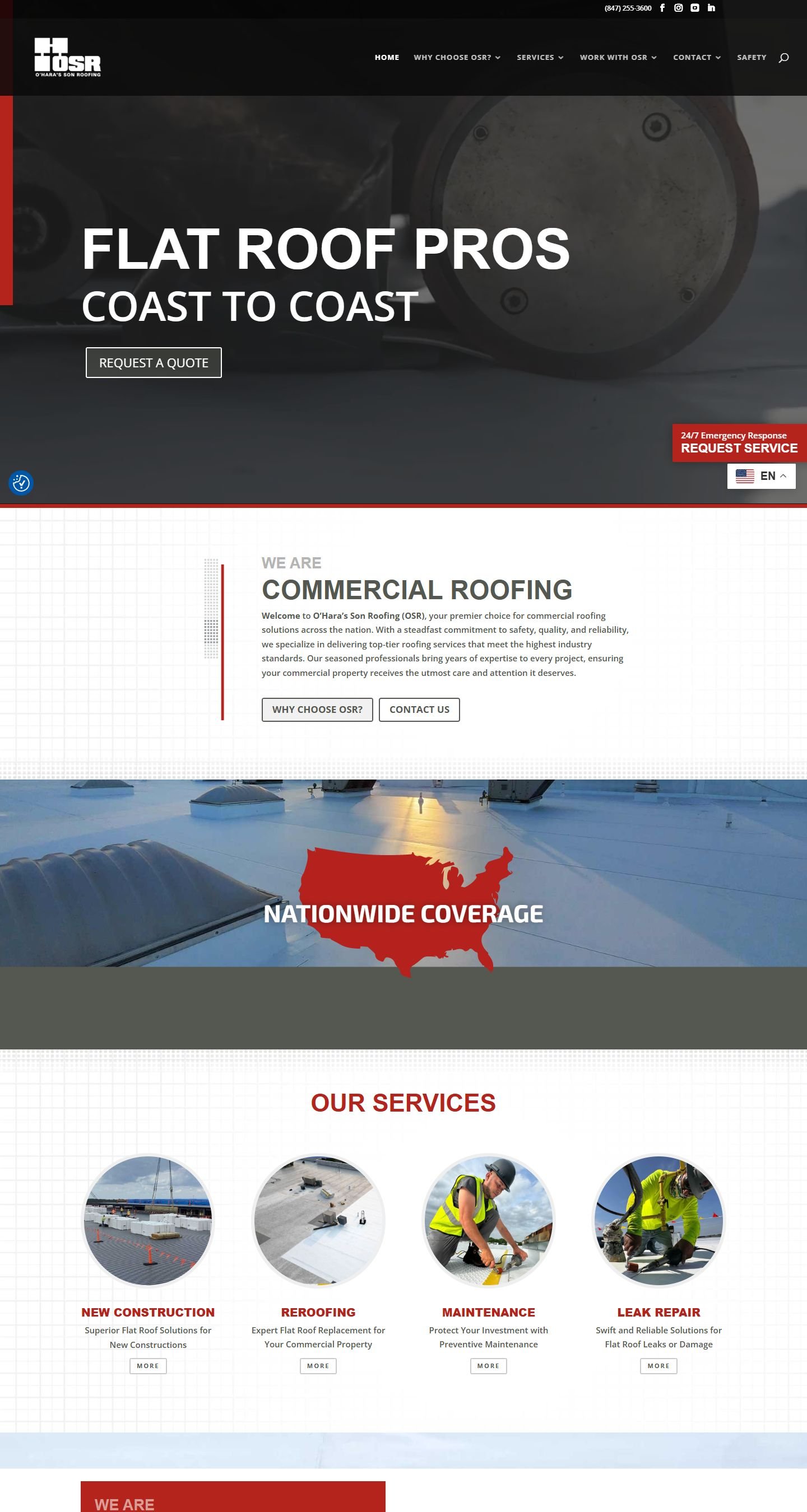 O'Hara's Son Roofing — homepage