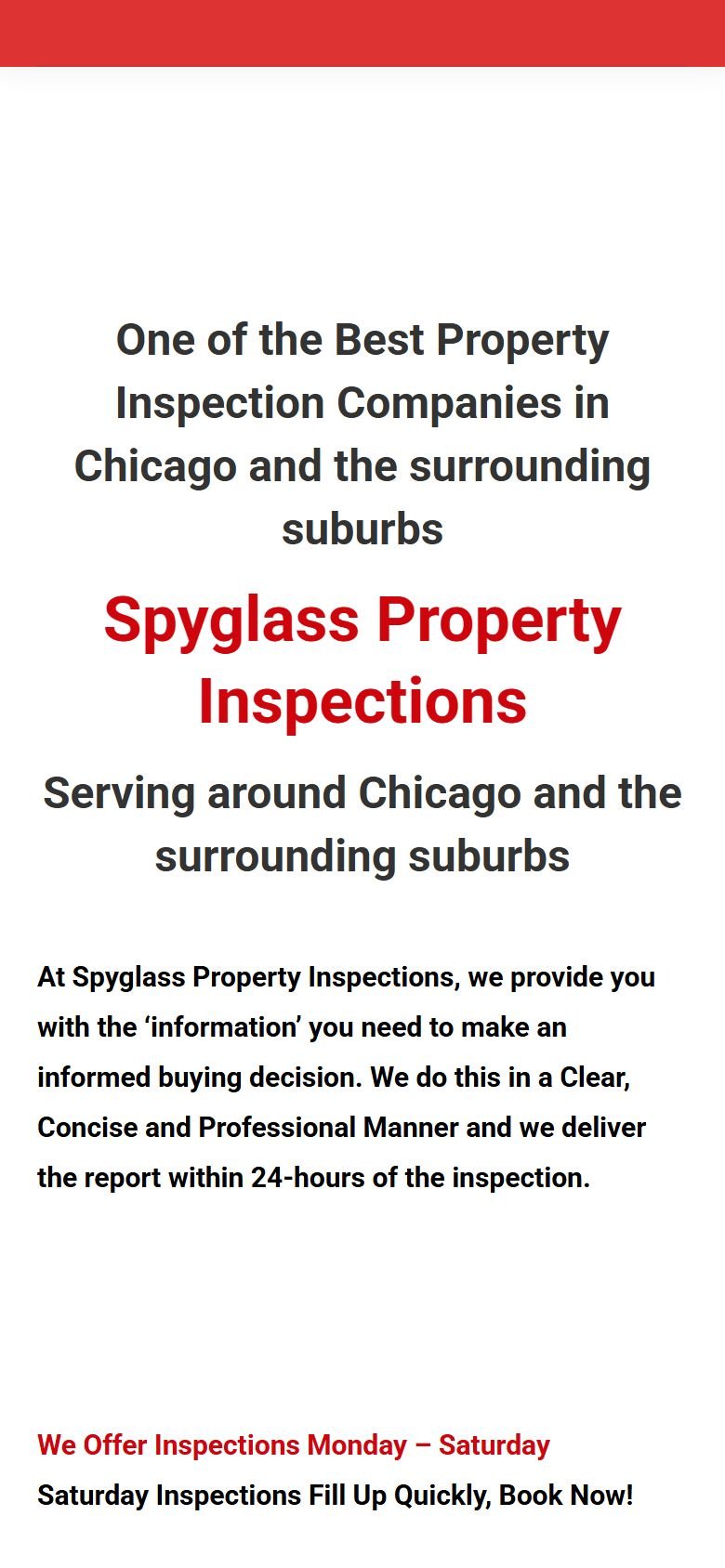 Spyglass Property Inspections — mobile